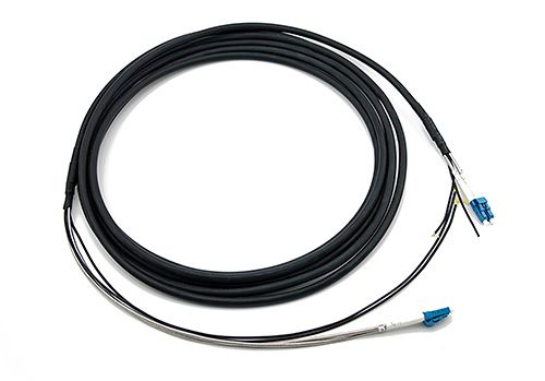 FTTA CPRI LC to LC outdoor armored patch cord cable assemblies