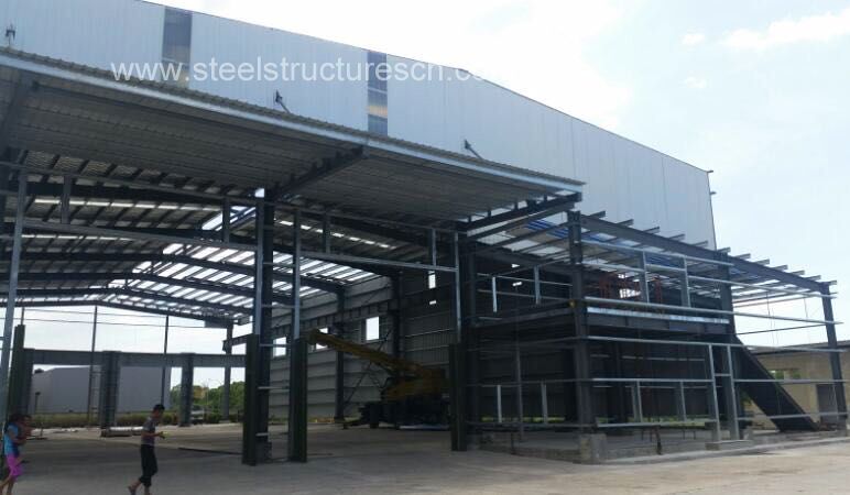 Prefabricated Warehouse And Office Building