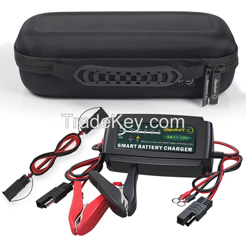 LST  5A  12V  7 stages  Vehicle /Car Battery  Charger