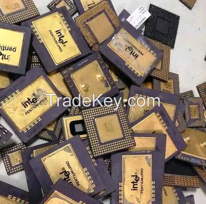 Best Supplier Of Pentium Pro Gold Ceramic CPU Scrap / High Grade CPU Scrap / Computers