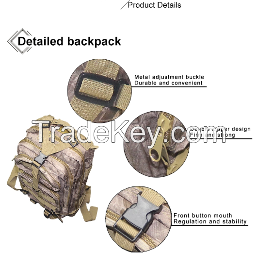 Nautical Outdoor Accessories Tactical survival backpack with gear, Camping Fashion multifunction Earthquake Survival knapsack