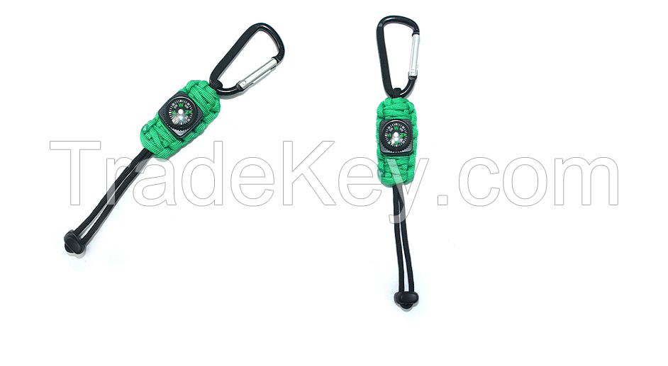 Wholesale Outdoor Equipos De Camping Military Keychain D Shape Carabiner, Everyday Use Hiking Fashio