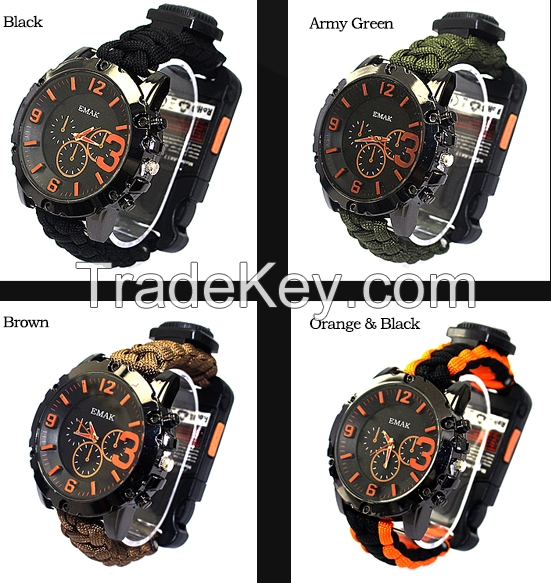 Wholesale Hiking Custom Cheap Mountaineering Watch, Hot Sale Survival Tool Smart Watch