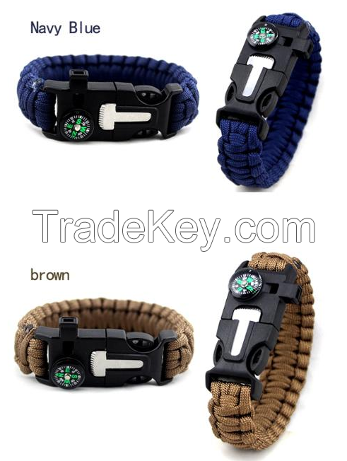 ADVENTURE STYLE BRACCIALE PARACORD EXTREME BLUE NAVY