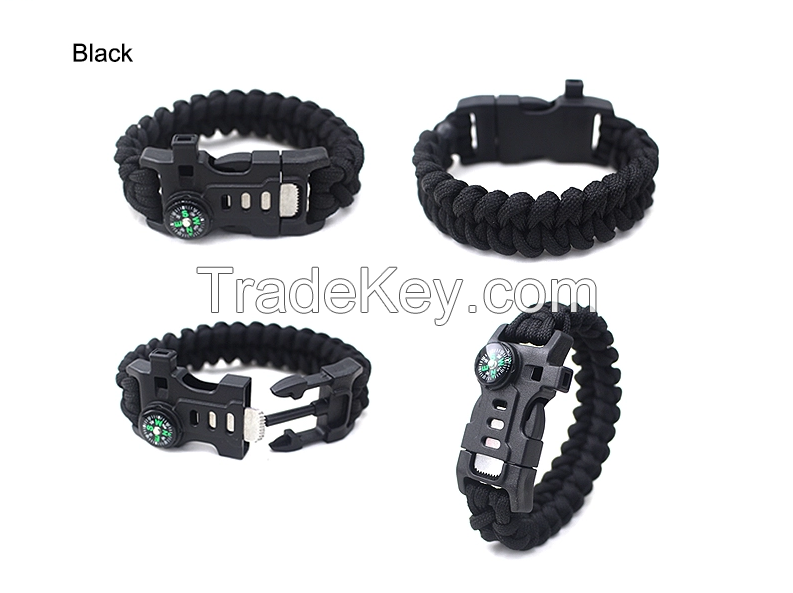 Wholesale Factory Outdoor Gadget Survival Bracelet, 2020 New Products Gift Items Survival Bracelet