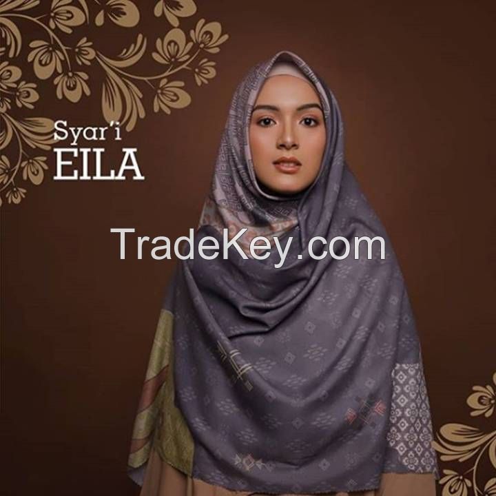 Eila Voal Printed Scarves Rahina Indonesia