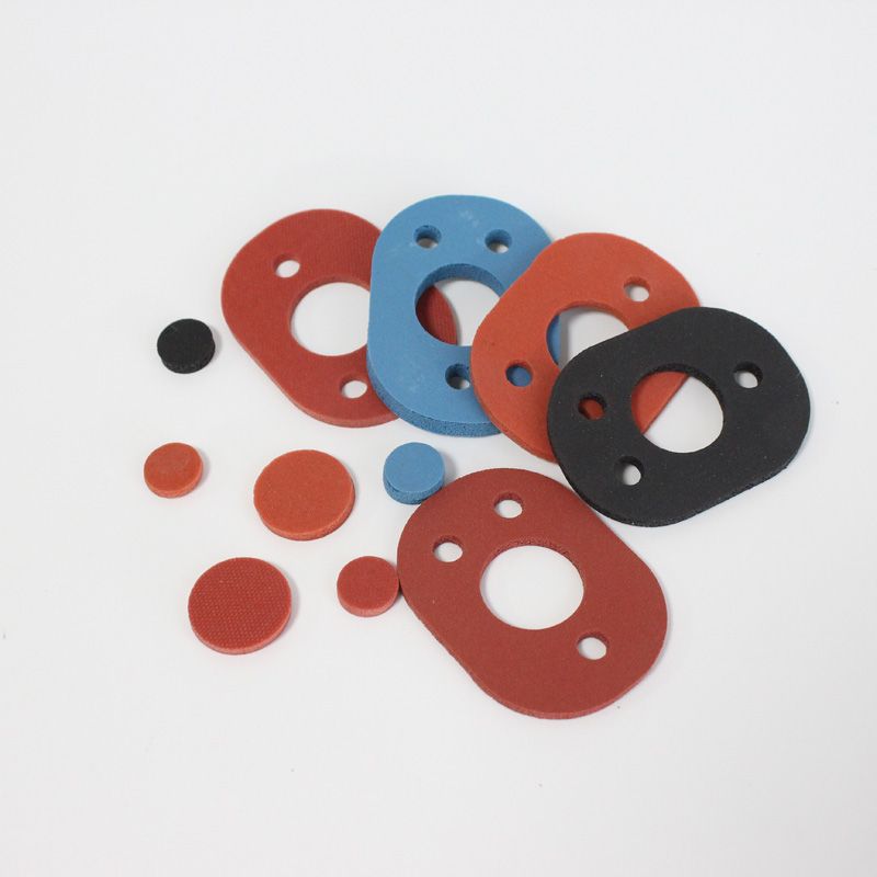 Silicone foaming die cutting parts for gasket machine seal