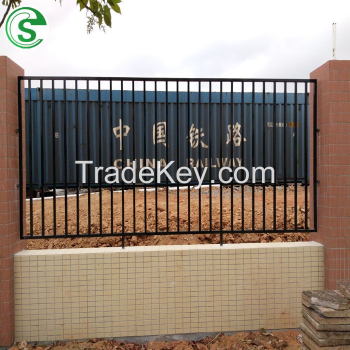 Anti-Rust Decorative Powder Coated Security Swimming Pool Iron Fence