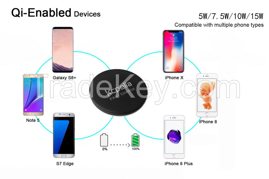 15W fast wireless charger