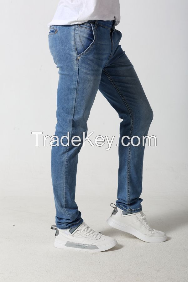 Men's classic light stretch denim chino