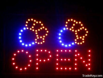 Semi-outdoor  9x13 Inch Dog Pet Shop Led Neon Sign