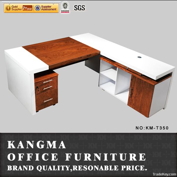 2013 New arrival white painting modern executive desk/office table