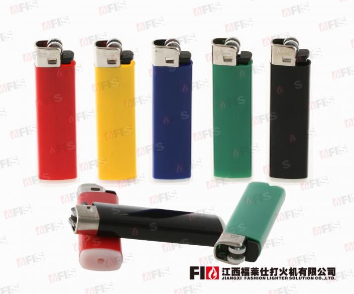 promotional factory 8.1cm Cheap ABS transparent  Disposable Plastic Gas flint Lighter