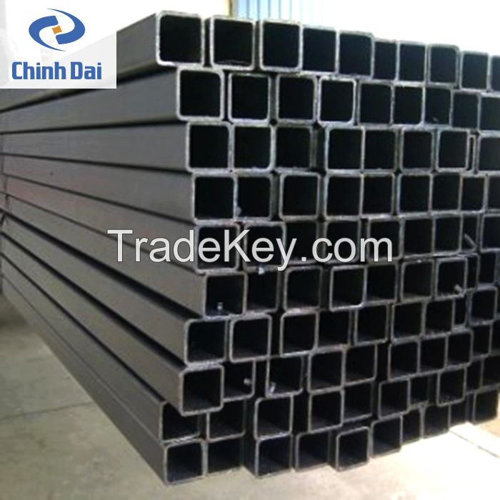 Hollow Tube / Black Round Steel Welded Pipe for Building Material