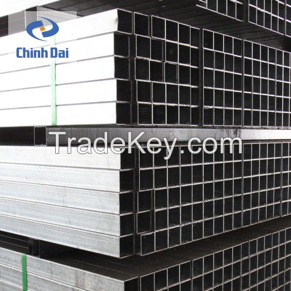 Structural Hollow Sections Galvanized Square Steel Pipe / Tube