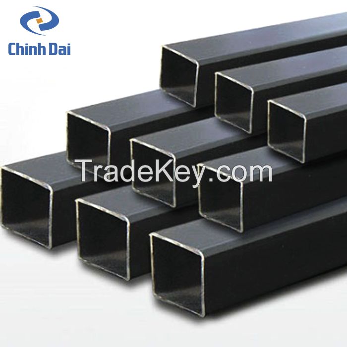 Hollow Tube / Black Round Steel Welded Pipe for Building Material
