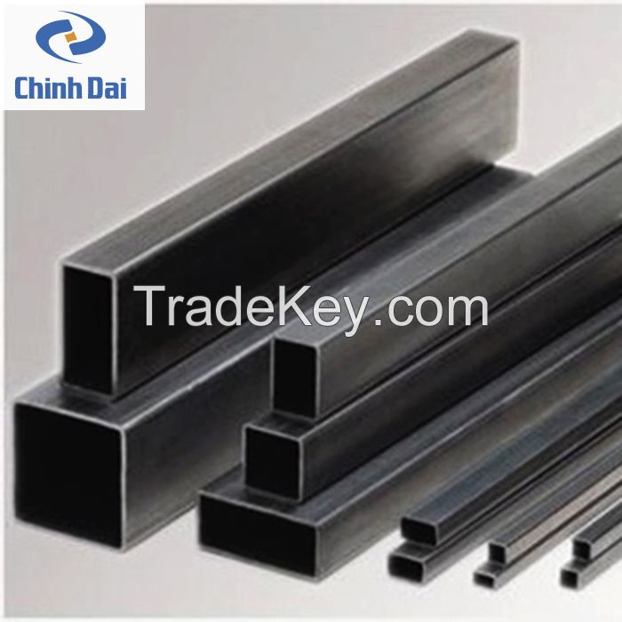 Hollow Tube / Black Round Steel Welded Pipe for Building Material