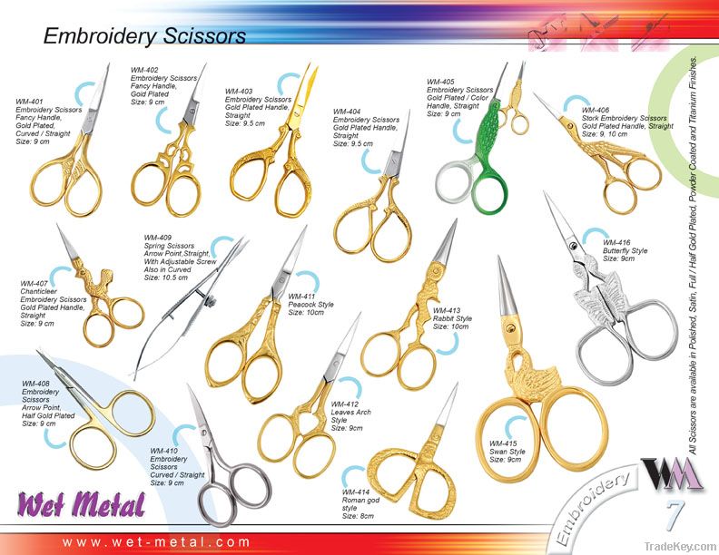 Embroidery scissors