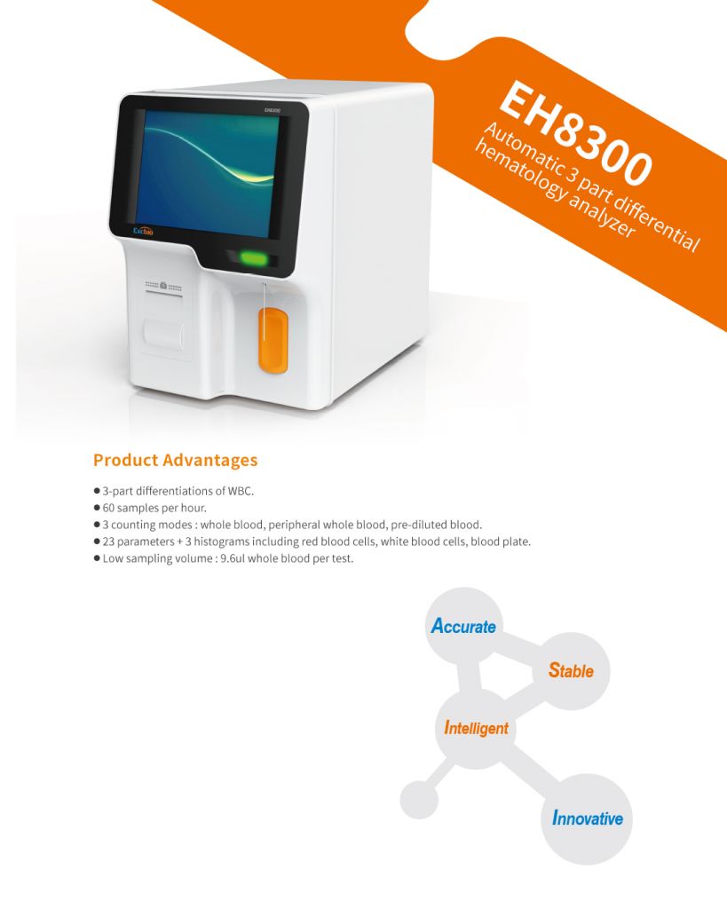 3 part hematology analyzer 