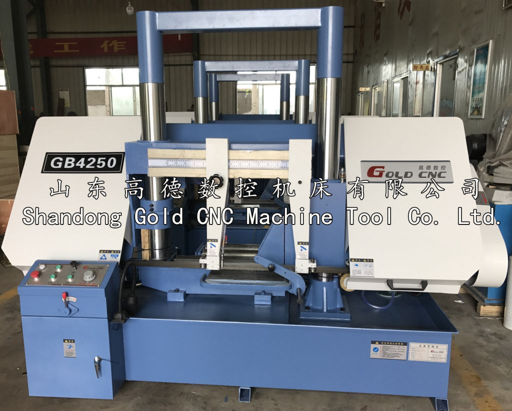 New horizontal saw machine, GB4250X angle cut 45Â°, 60Â° band saw machine