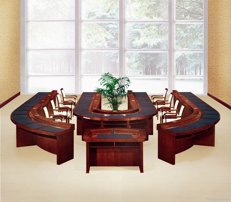 Wood Veneer Conference Table CBW-VCUV