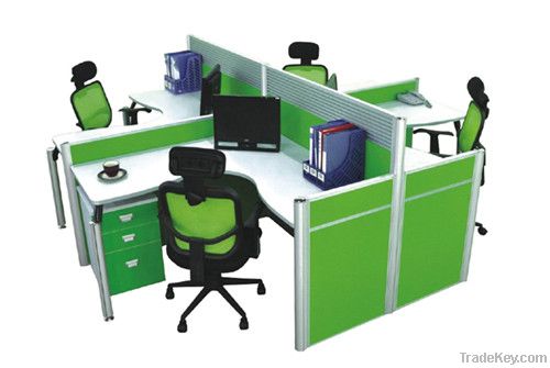 Office cubicle partition system