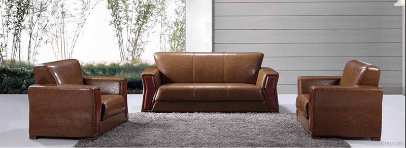 2012 NEW HIGH END OFFICE LEATHER SOFA (FOHJZ-6700)