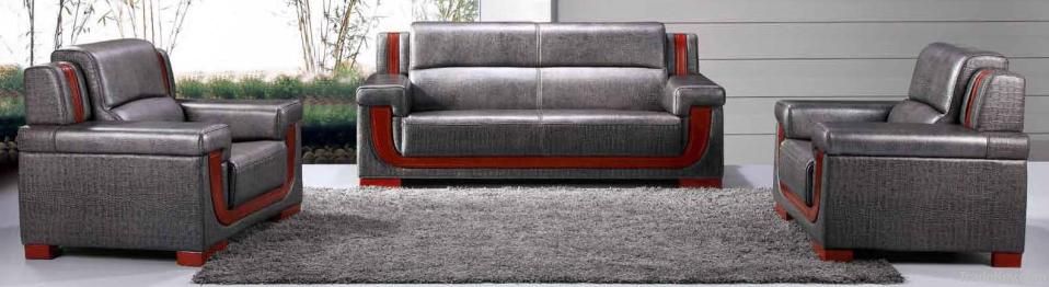 High End Alligator Genuine Leather Office Sofa, Club Sofas