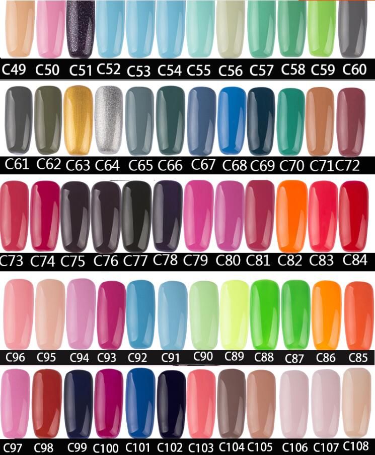 High quality professional 10ml 117 color soak off gel polish for nails