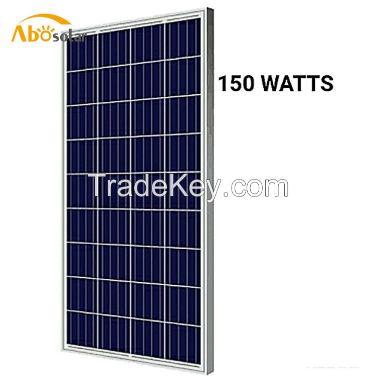 160W Grade a Quality 36cells Mono 12V Solar Panels