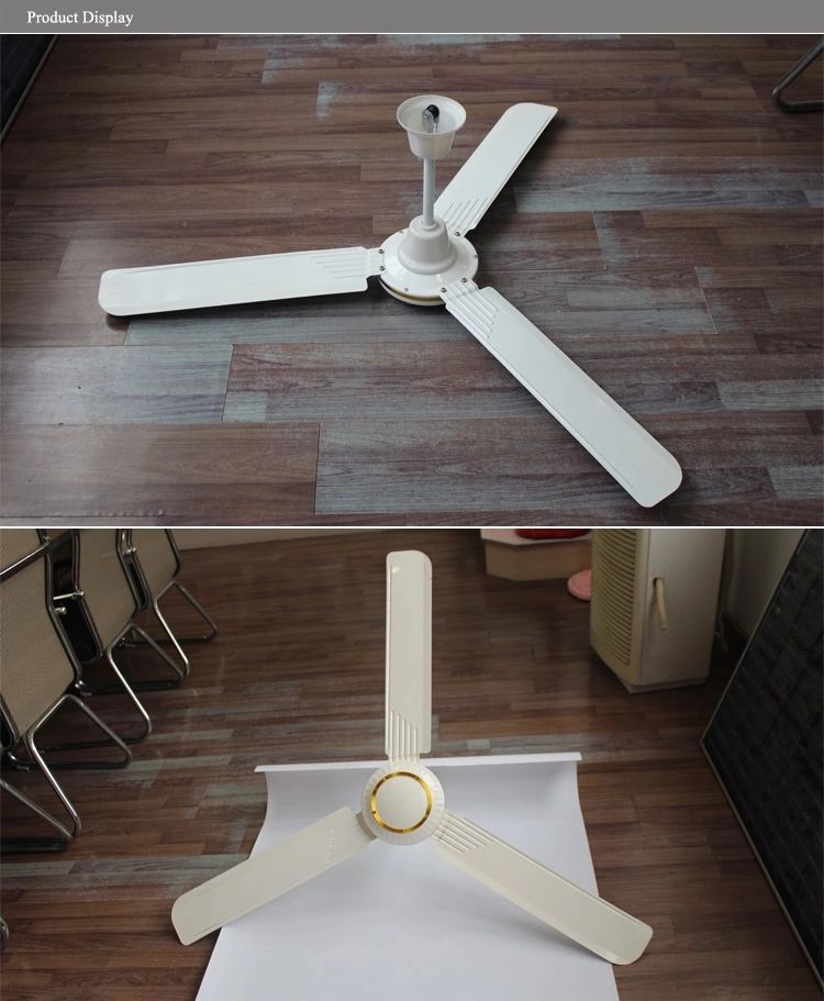 DC12V/AC220V Ceiling fan BLDC Solar Ceiling fan