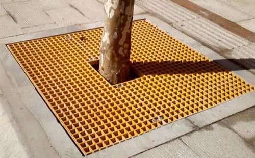 Anti-UV Fiberglass Grate for Public Greening