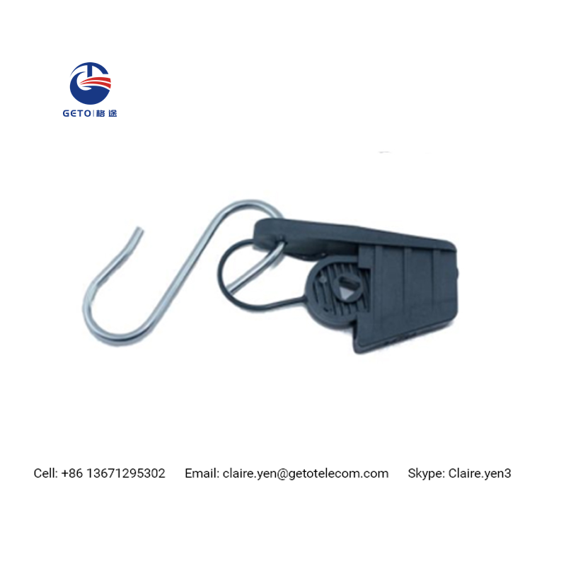 DWC drop wire cable clamps for FTTH with s hook