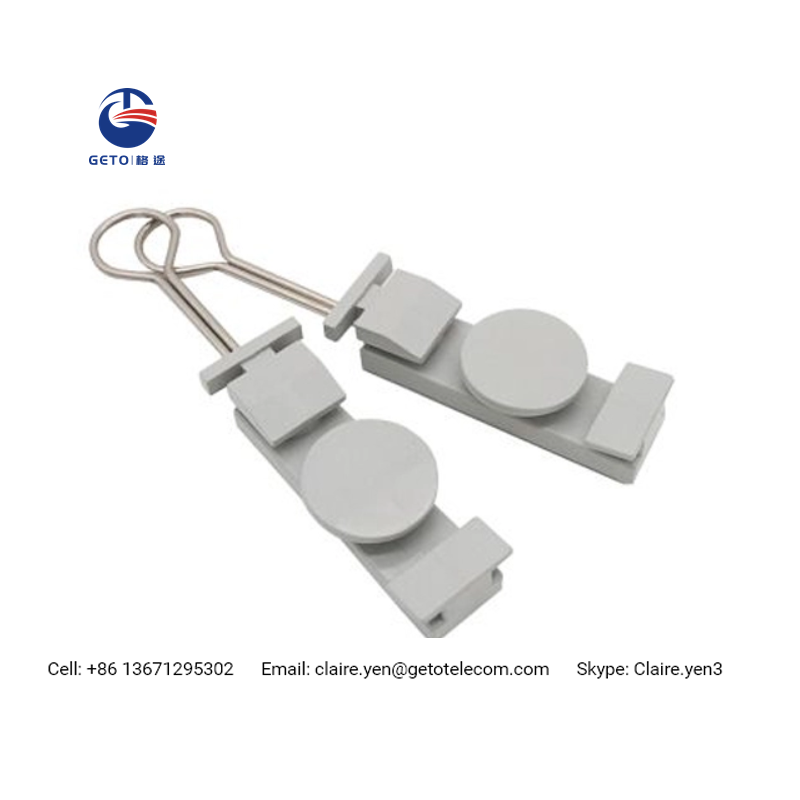 ABS plastic drop wire cable clamp for FTTH