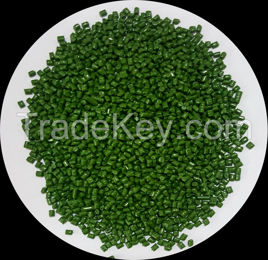LLDPE Green Recycled Plastic Granules