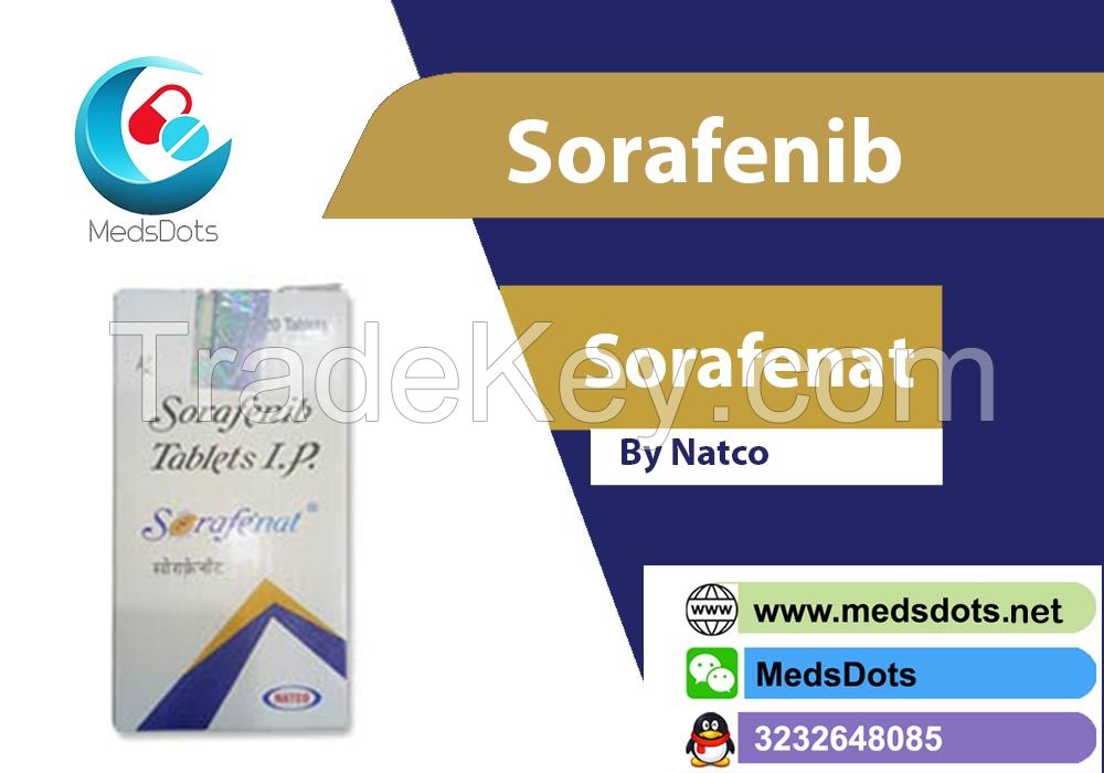 Sorafenib 200 mg GM brand in China | Natco Sorafenat is sold in India at a discount of 200 mg | Nexavar