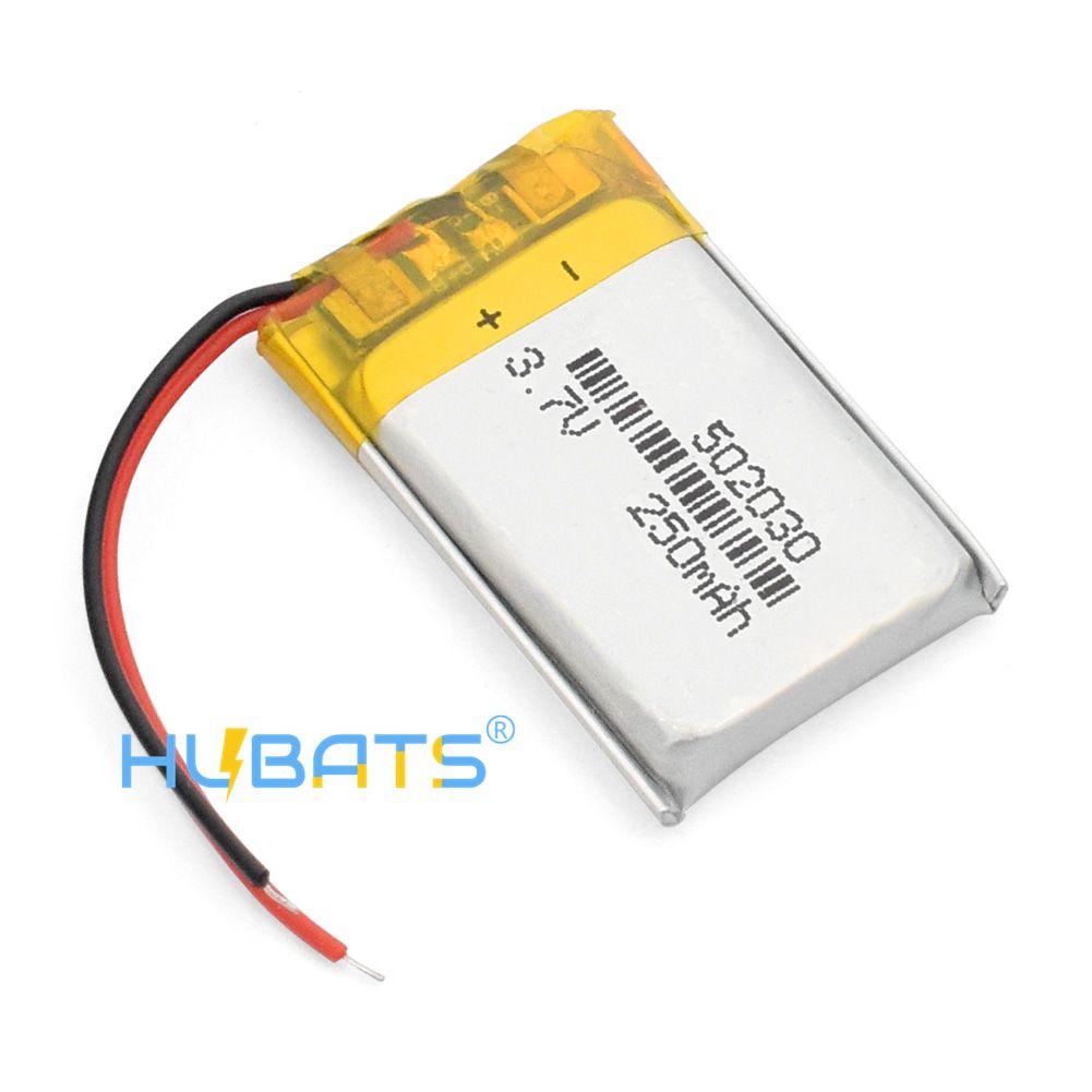 Hubats 502030 Li-Po Rechargeable Lithium Battery 3.7v 250MAH Speakers Point Reading Pen Bluetooth
