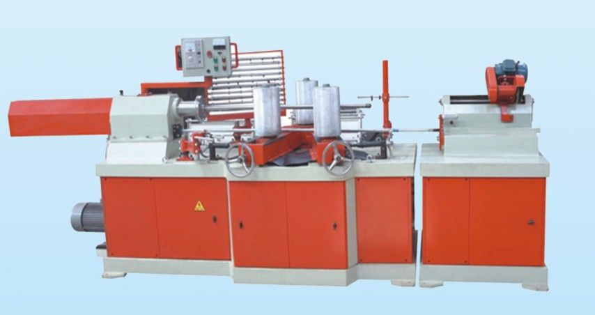 Automatic spiral paper core winding machine