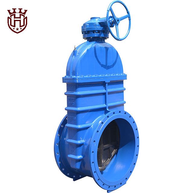 Big size resilient seat gate valve /soft sealing gate valve