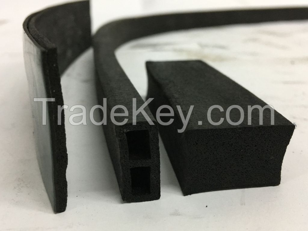 SPONGE RUBBER EXTRUSION PROFILES