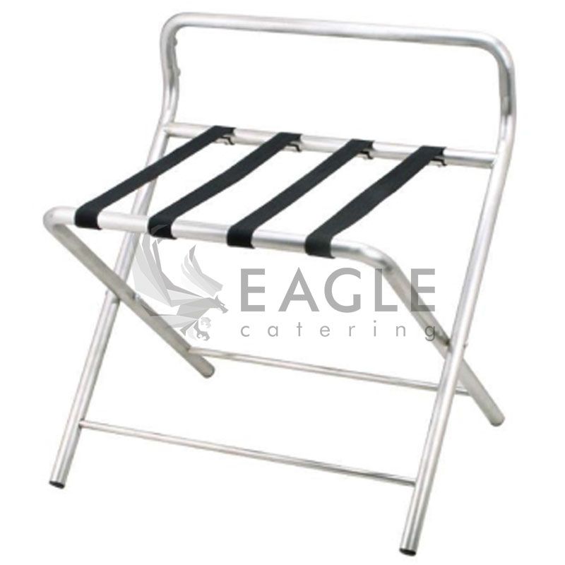 Hotel Stainless Steel Luggage Rack Tray Stand