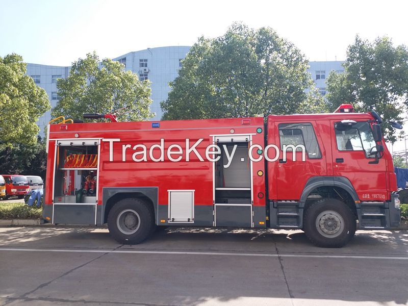 Sinotruk 4X2 8 tons Water foam fire fighting truck SINOTRUCK Fire Truck 