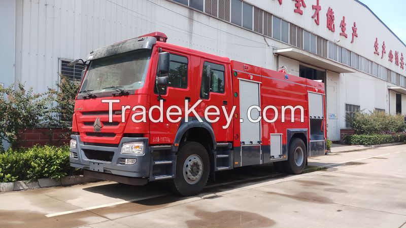 Sinotruk 4X2 8 tons Water foam fire fighting truck SINOTRUCK Fire Truck 