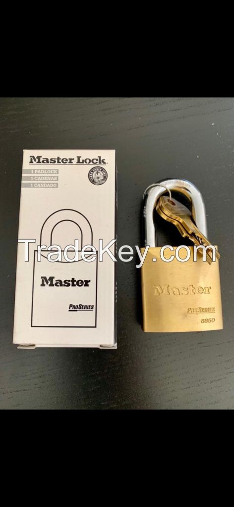 Padlock MASTERLOCK Brass 20, 30, 35, 40, 45, 50, 60, 70mm StockLot