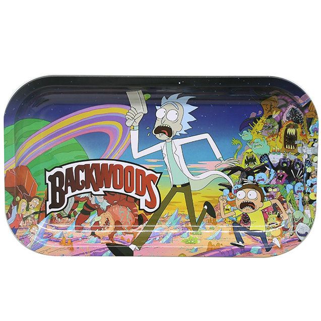 Rick and Morty Metal Rolling Tray