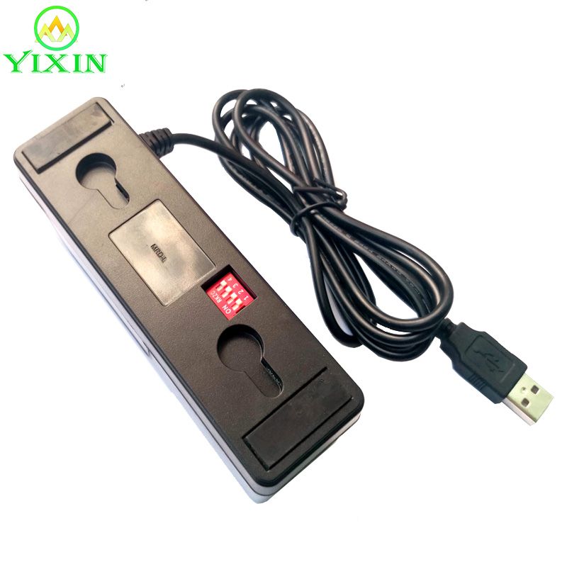 Bi-directionally Magnetic Card Reader 3 Tracks Virtual serial or USB i