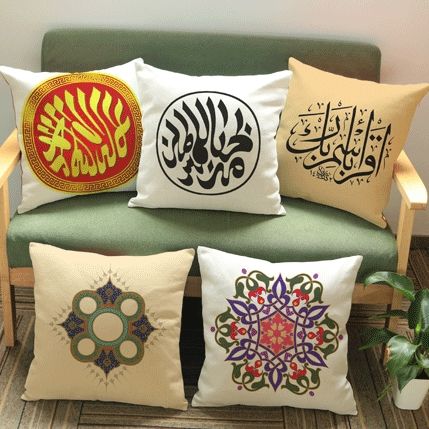 polyester printed cushion cover sofa decor