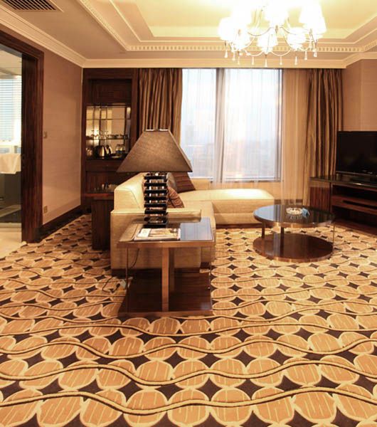 China Fire Resistant Axminster Carpet Tiles For Sale