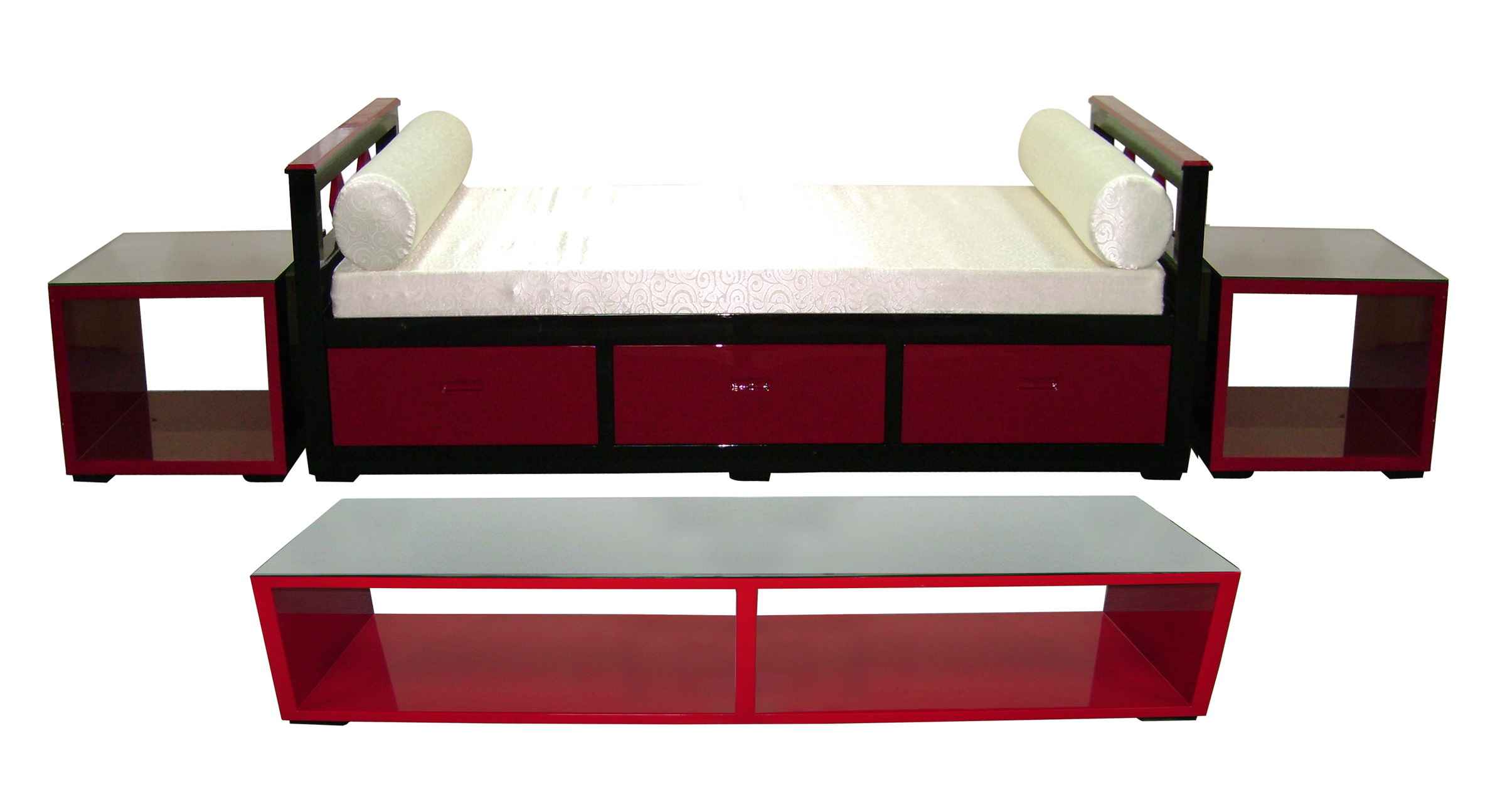 Lacquered Daybed set