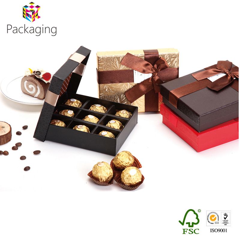 Luxury handmade gift food grade chocolate box 